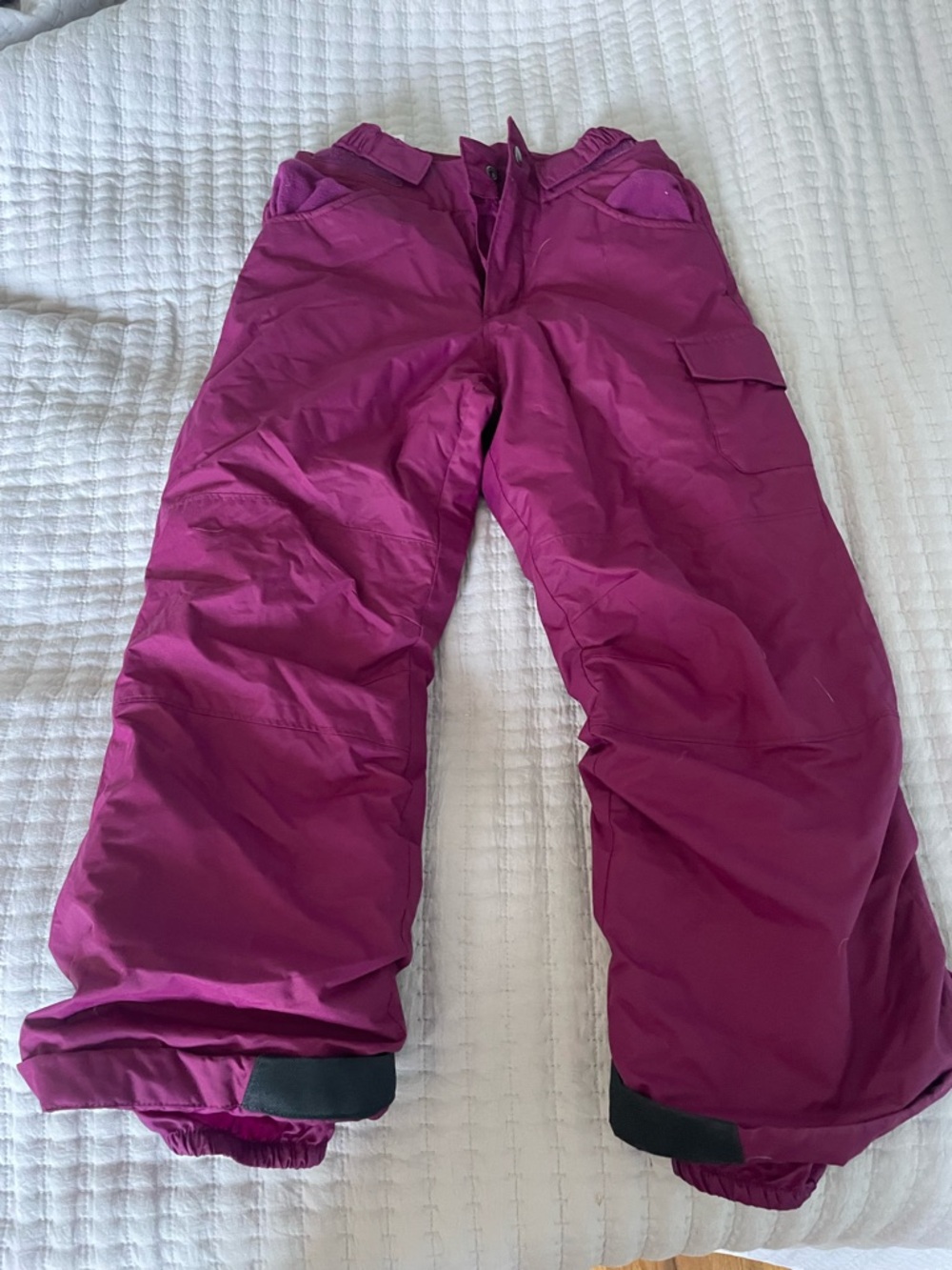 Columbia Sportswear Girls Snow Pants Size S Purple Insulated Ski
